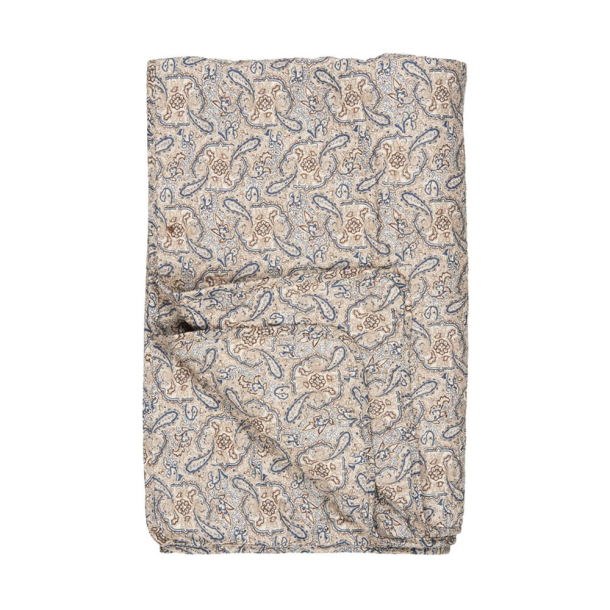 Vattppe - bl og sand paisley