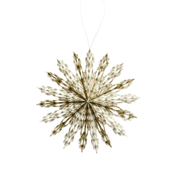 Snefnug af papir - grnt mnster