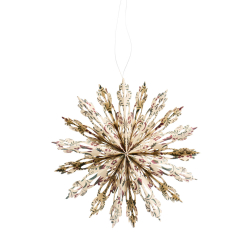 Snefnug af papir - blomstermnster