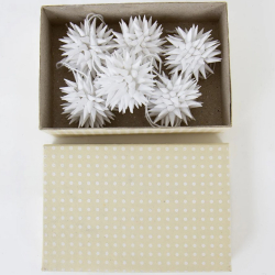 Hndlavet papirpynt - ''cones'' - 6 stk. 