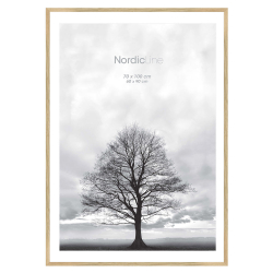 Massiv egetrsramme - 70x100 cm.