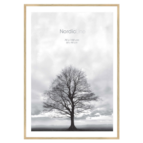 Massiv egetrsramme - 70x100 cm.