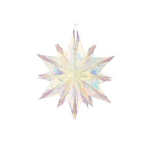 Julestjerne i 3D - Iskrystal
