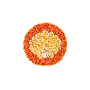 Coaster med perler - musling