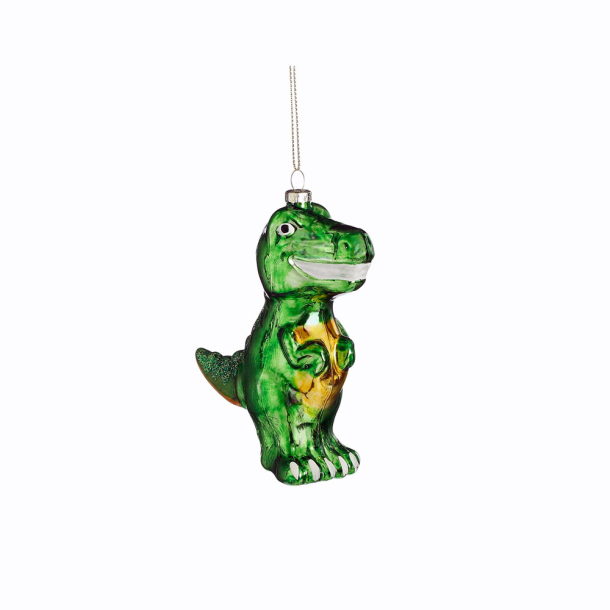 Glasornament Dino - gr�n