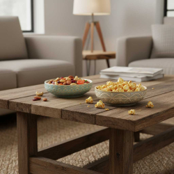 Snacksk�l ''Isa'' - gr�n/brun