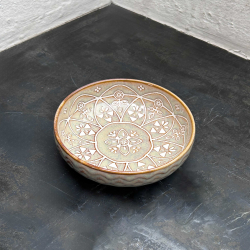 Snacksk�l ''Isa'' - gr�n/brun