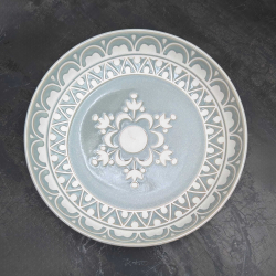 Pastatallerken ''Isa'' - bl�/gr�n