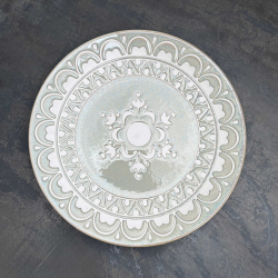 Frokosttallerken ''Isa'' - bl�/gr�n