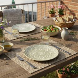 Frokosttallerken ''Isa'' - gr�n/brun