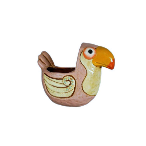 V�gvase af keramik - fugl