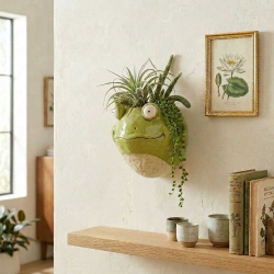 V�gvase af keramik - fr�