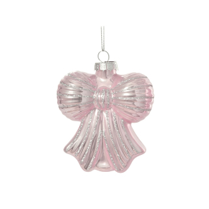 Glasornament sl�jfe - blank rosa