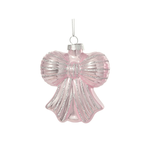 Glasornament sl�jfe - blank rosa