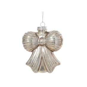 Glasornament sl�jfe - blank champagne