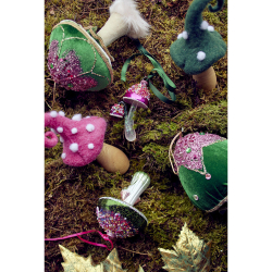 Glasornament - Mushroom - grn
