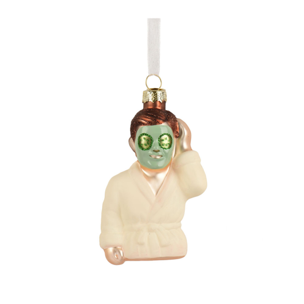Glasornament Herre i badek�be