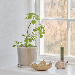 Skjuler "Saga" beige - � 14 cm.