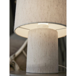 Bordlampe "Leah" - beige