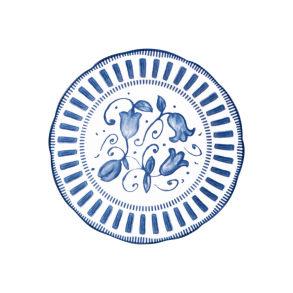 Frokosttallerken 21 cm. ''Napoli'' - Bl