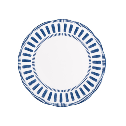 Dyb tallerken 22 cm. ''Napoli'' - Bl