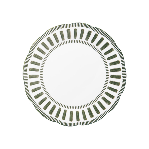 Dyb tallerken 22 cm. ''Napoli'' - Grn