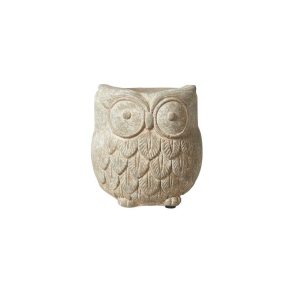 Potteskjuler i cement Ugle - 11 cm.