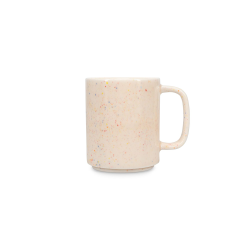 Krus med hank ''Fika'' - Beige