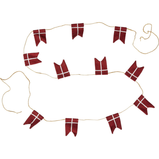 Flagranke med splitflag 8 flag - m�rker�d