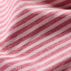 Viskestykke "Linea" - lyser�de/pink smalle striber