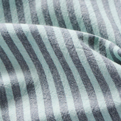 Viskestykke "Linea" - gr�/tyrkise smalle striber