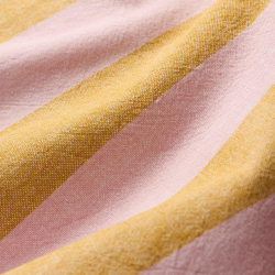 Viskestykke "Linus" - sennepsgule/lyser�de brede striber