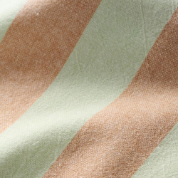 Viskestykke "Linus" - lysegr�nne/lysebrune brede striber