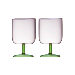 Vinglas "Torino" 2 stk. - Pink