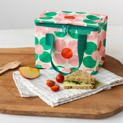 Lille k�letaske - Pink/green daisy