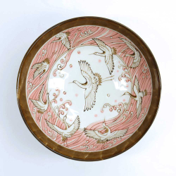 Japansk sk�l - ''Crane'' 1000 ml. - light pink