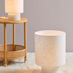 Sidebord rattan - Rund � 39,5 cm.
