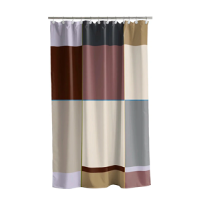 Badeforh�ng ''Colour Block'' - Rosewood