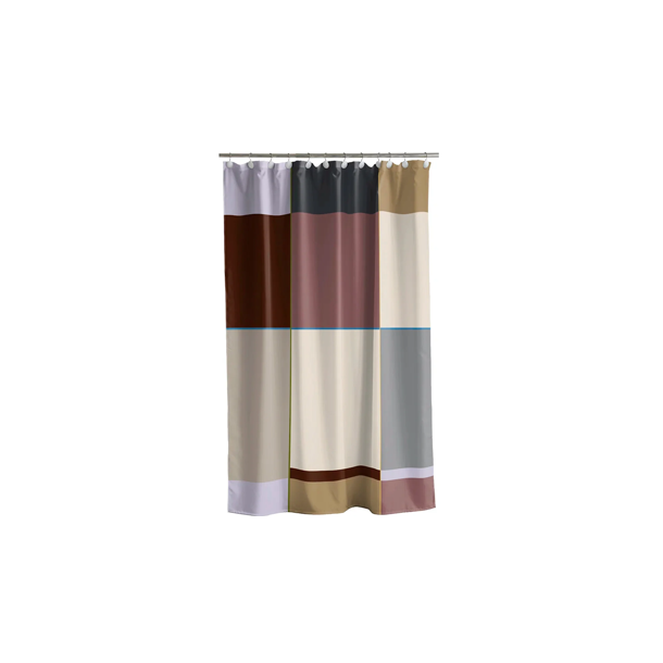 Badeforh�ng ''Colour Block'' - Rosewood