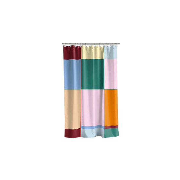 Badeforh�ng ''Colour Block'' - Lilac