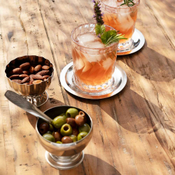 Dessertsk�l p� fod - St�l