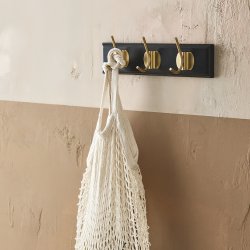 Knagerkke "Edgy" 3 - Mat sort