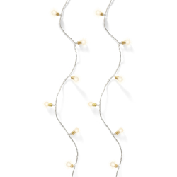 Lyskde "Vintage lights" rund - klar