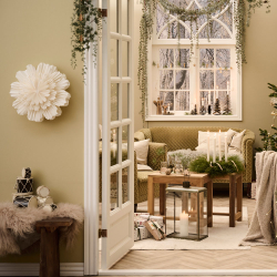 Juleophng af papir - stjerne