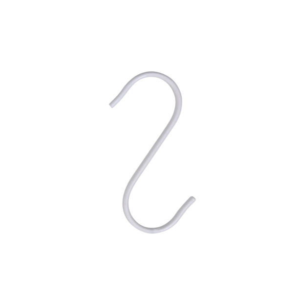 Kopi af S-krog 8,5 cm. - sort metal
