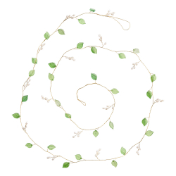 Ranke af metal med grnne blade