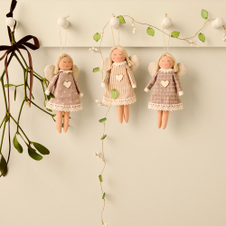 Ranke af metal med grnne blade