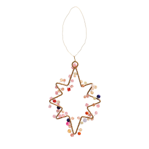 Juleophng af metal - stjerne