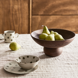 Krus "Grainy dot" - sand - moss