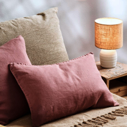 Pudebetr�k h�r 50x50 cm - Dusty plum